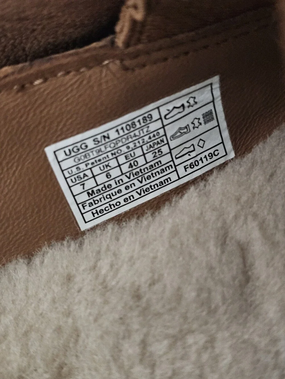 Ugg Men's Alder Suede Shearling Slip On Slippers Driving Loafers Worn 1x Euc
